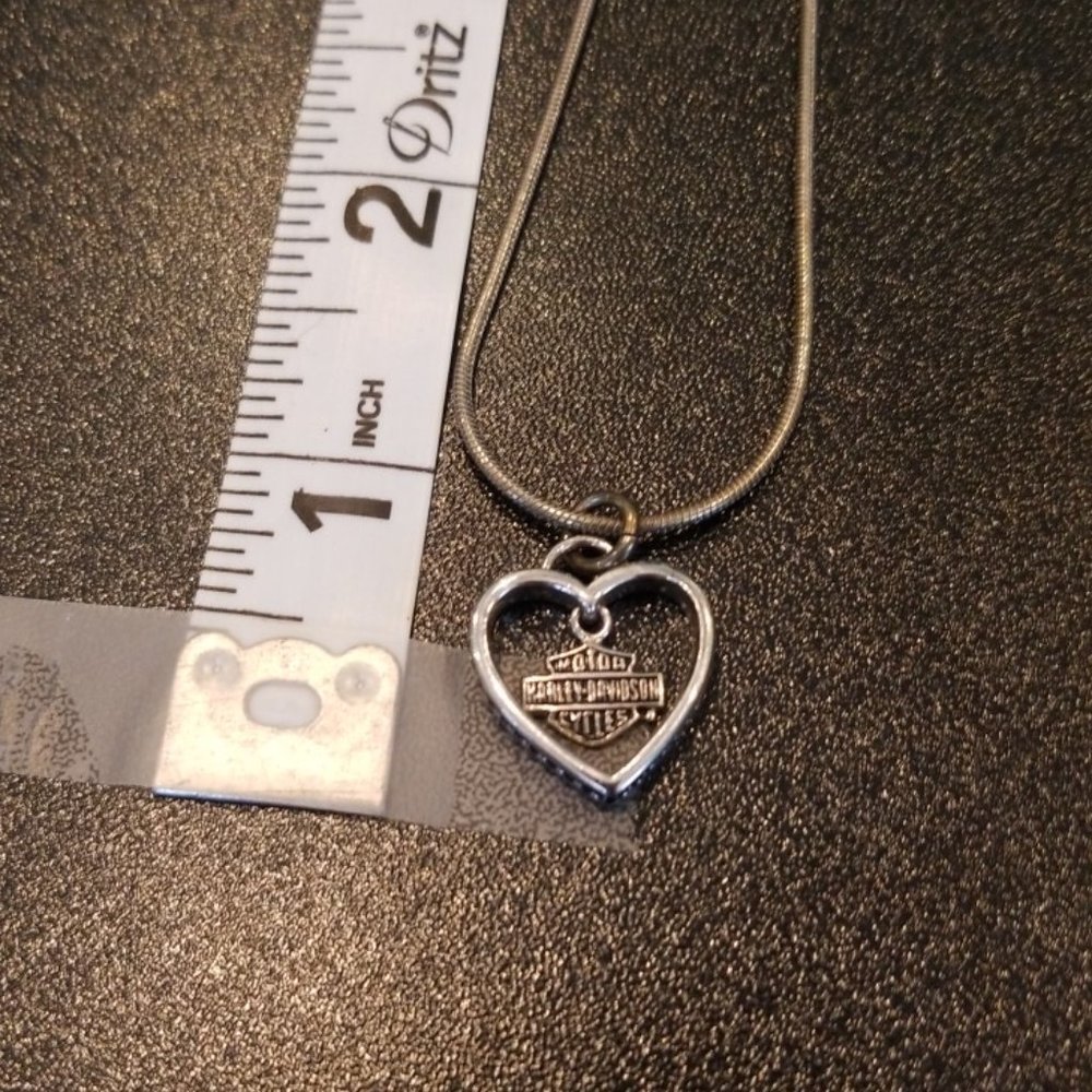 Harley-Davidson Heart Bar & Shield Pendent